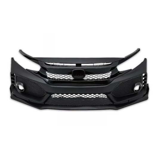 FOR 2016-2021 HONDA CIVIC FK5 TYPE-R STYLE FACELIFT FRONT BUMPER W/ FRONT LIP