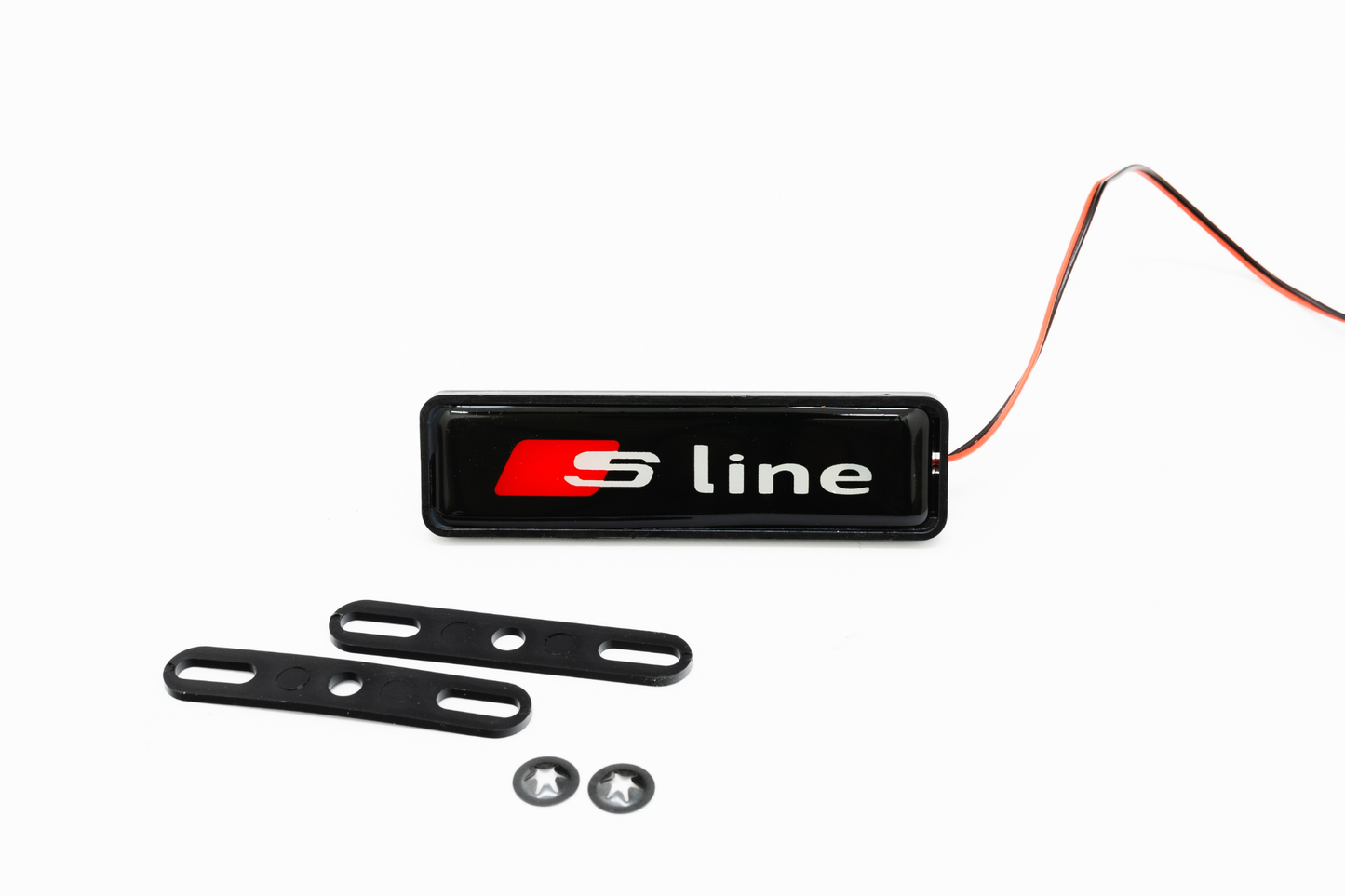 Audi S Line LED Light Car Front Grille Name Badge Illuminated Emblem