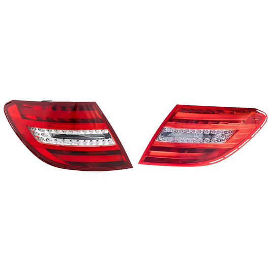 FOR 2011-2014 MERCEDES BENZ W204 TAIL LIGHTS C63 AMG STYLE