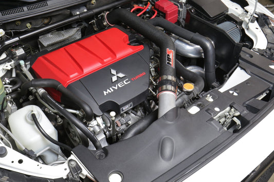 HPS Performance Upper Intercooler Charge Pipe Kit, Black, Mitsubishi Lancer EVO X (15-17), 17-103WB