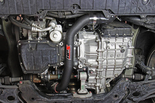 HPS Performance 2.5" Intercooler Charge Pipe Kit (Hot Side), Black, 17-106WB