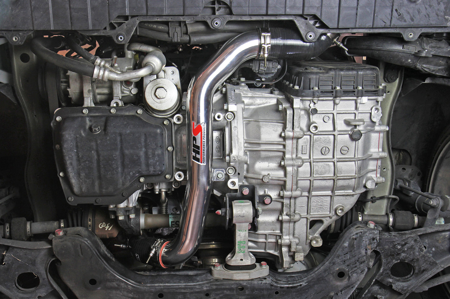 HPS Performance 2.5" Intercooler Charge Pipe Kit (Hot Side), Blue, 17-106BL