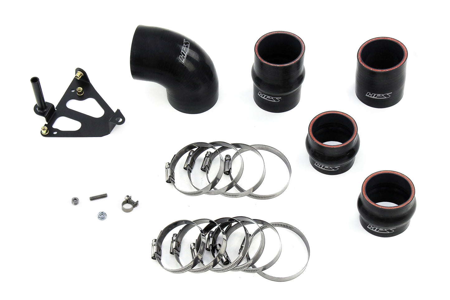 HPS Performance Intercooler Charge Pipe Kit (Cold and Hot Side), Polished, 2017-2021 Honda Civic Type R 2.0L Turbo