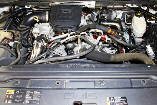 HPS Performance Stainless Steel Intercooler Charge Pipe Kit (Hot Side), Black, Multiple Fitments, 17-149WB