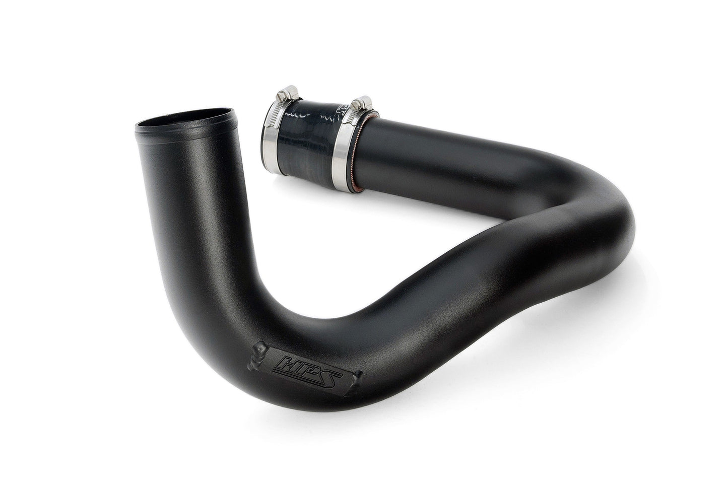 HPS Performance Intercooler Lower Hot Side and Cold Side Charge Pipe, Black, 17-152WB
