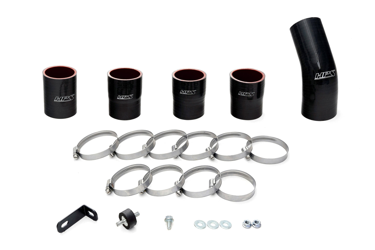 HPS Performance Intercooler Charge Pipe Kit (Cold and Hot Side), Black, 2023-2025 Toyota GR Corolla 1.6L Turbo