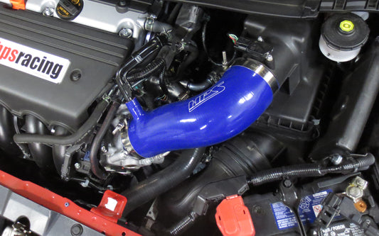 HPS Performance High Temp Reinforced Silicone Air Intake Hose Kit, Blue, 13-15 Acura ILX/ 12-15 Honda Civic Si Coupe & Sedan