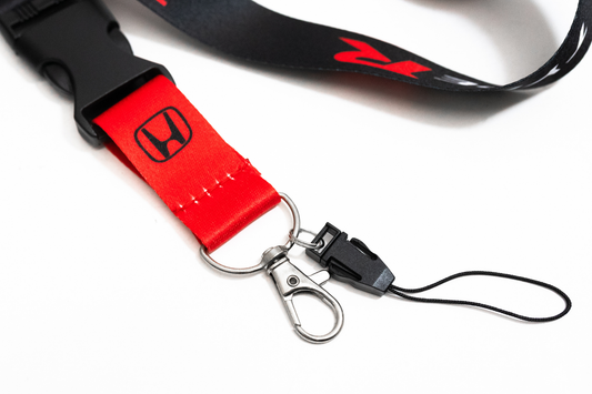 21" Black Nylon JDM Lanyard Quick Release for Honda