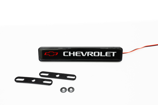 Chevrolet LED Light Car Front Grille Name Badge Illuminated Emblem