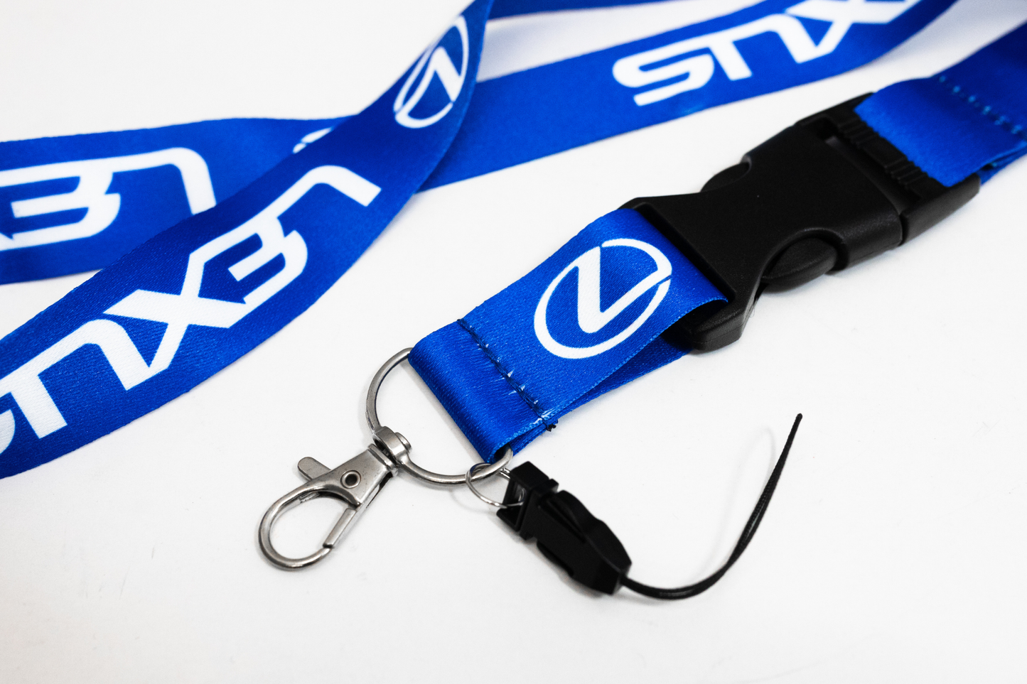 21" Blue Nylon JDM Lanyard Quick Release for Lexus