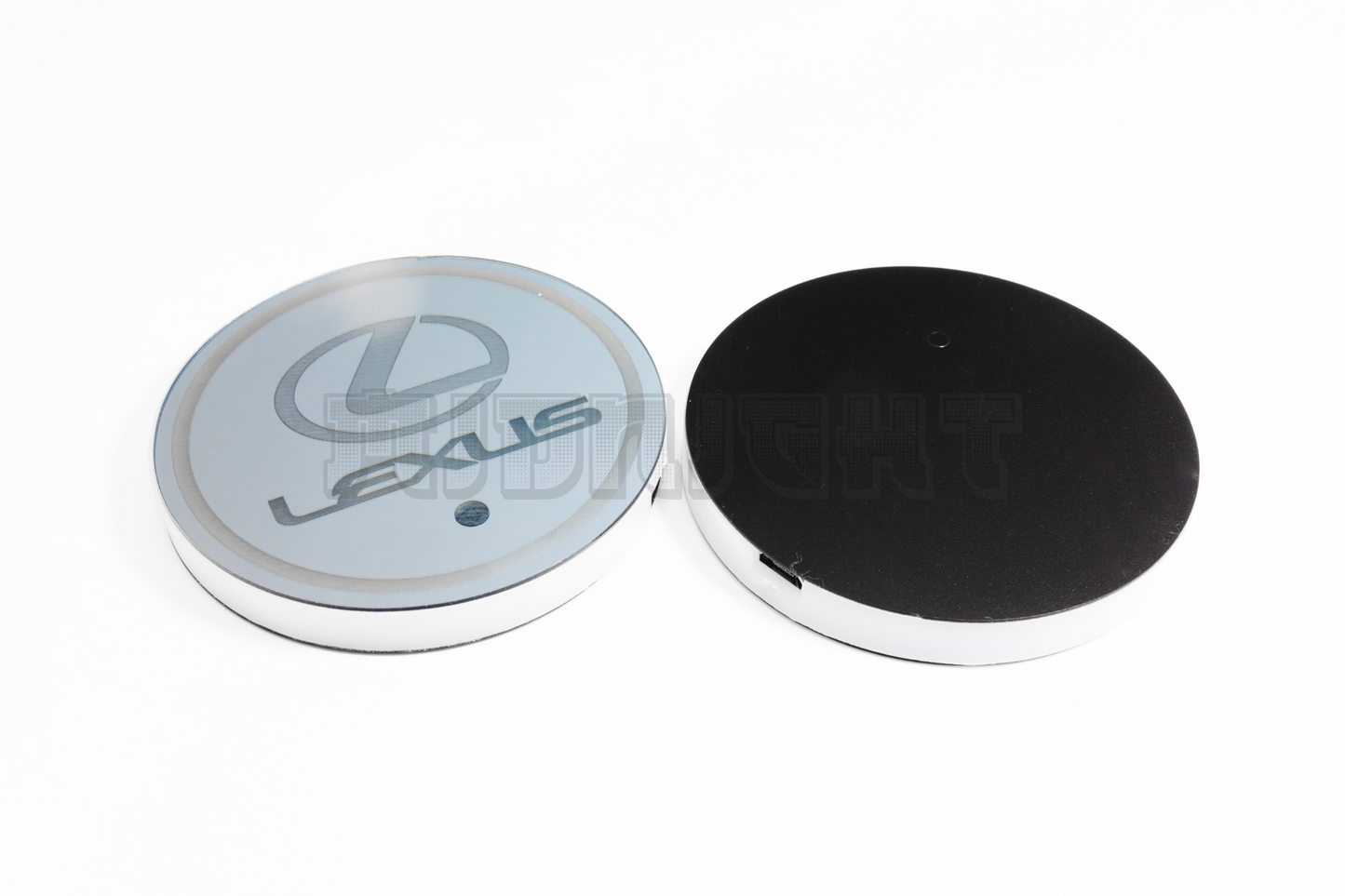 2PCS LED Cup Holder Lights Coaster, Rechargeable for Lexus