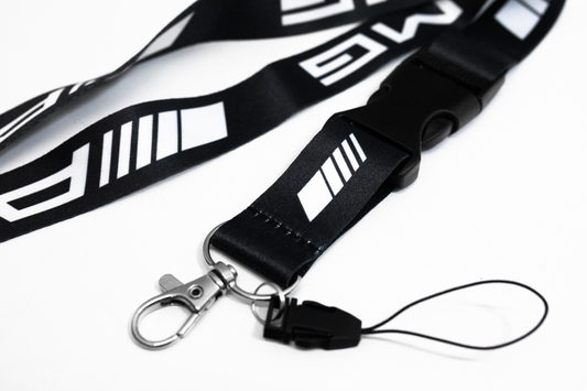 21" Black Nylon Lanyard Quick Release for Mercedes Benz AMG