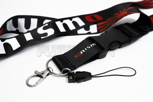 21" Black Nylon JDM Lanyard Quick Release for Nissan Nismo