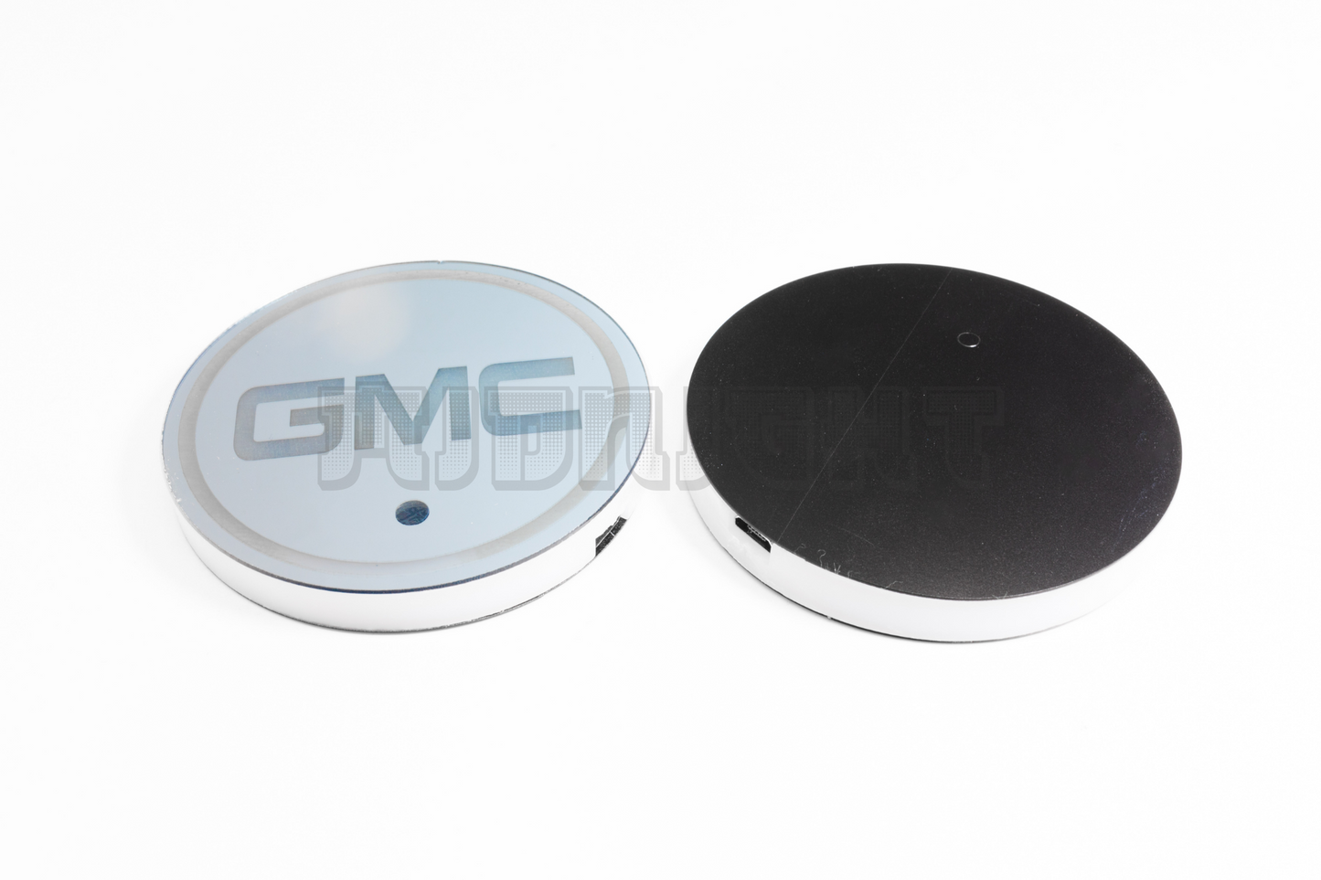 2PCS LED Cup Holder Lights Coaster, Rechargeable for GMC