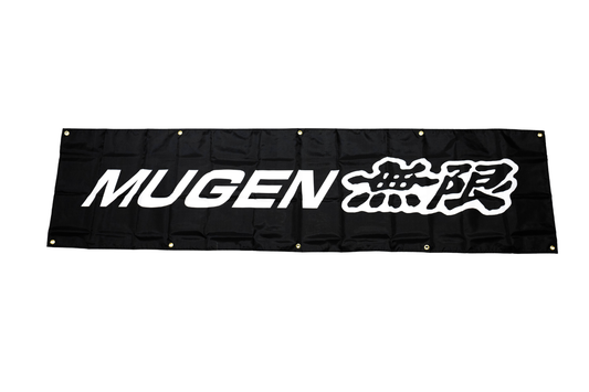 Mugen Nobori Flag 2x6 FT Car Logo Banner Man Cave Wall Decor Display