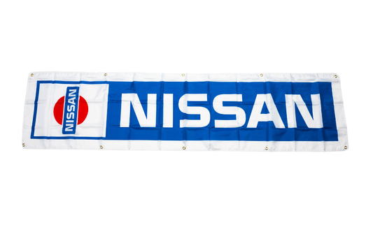 Nissan Nobori Flag 2x6 FT Car Logo Banner Man Cave Wall Decor Display