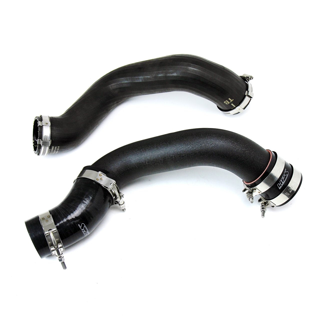 HPS Performance Intercooler Charge Pipe Kit (Cold and Hot Side), Black, 2015-2020 Ford Mustang Ecoboost 2.3L Turbo