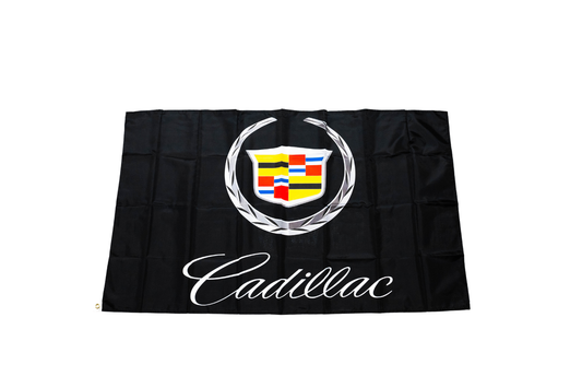 Cadillac Car Logo Flag 3×5 FT Racing Banner Man Cave Wall Decor Display