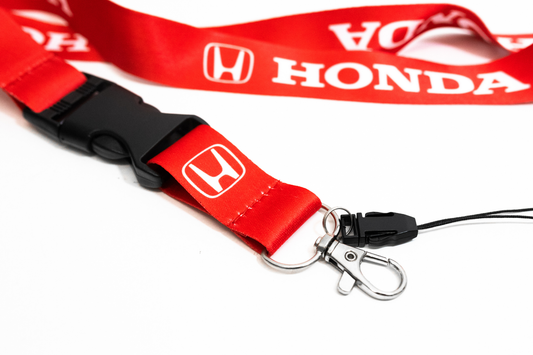 21" Red Nylon JDM Lanyard Quick Release for Honda