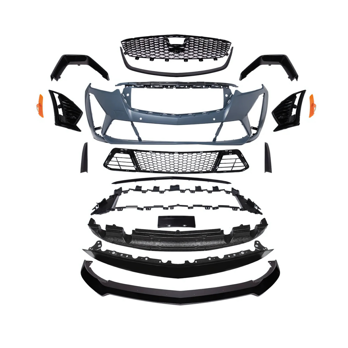 FOR 2020-2024 CADILLAC CT5 Models | CT5-V Full Blackwing Conversion Front Bumper (With Grille)