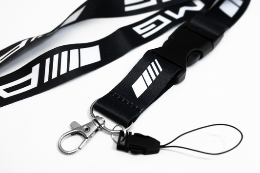 21" Black Nylon Lanyard Quick Release for Mercedes Benz AMG