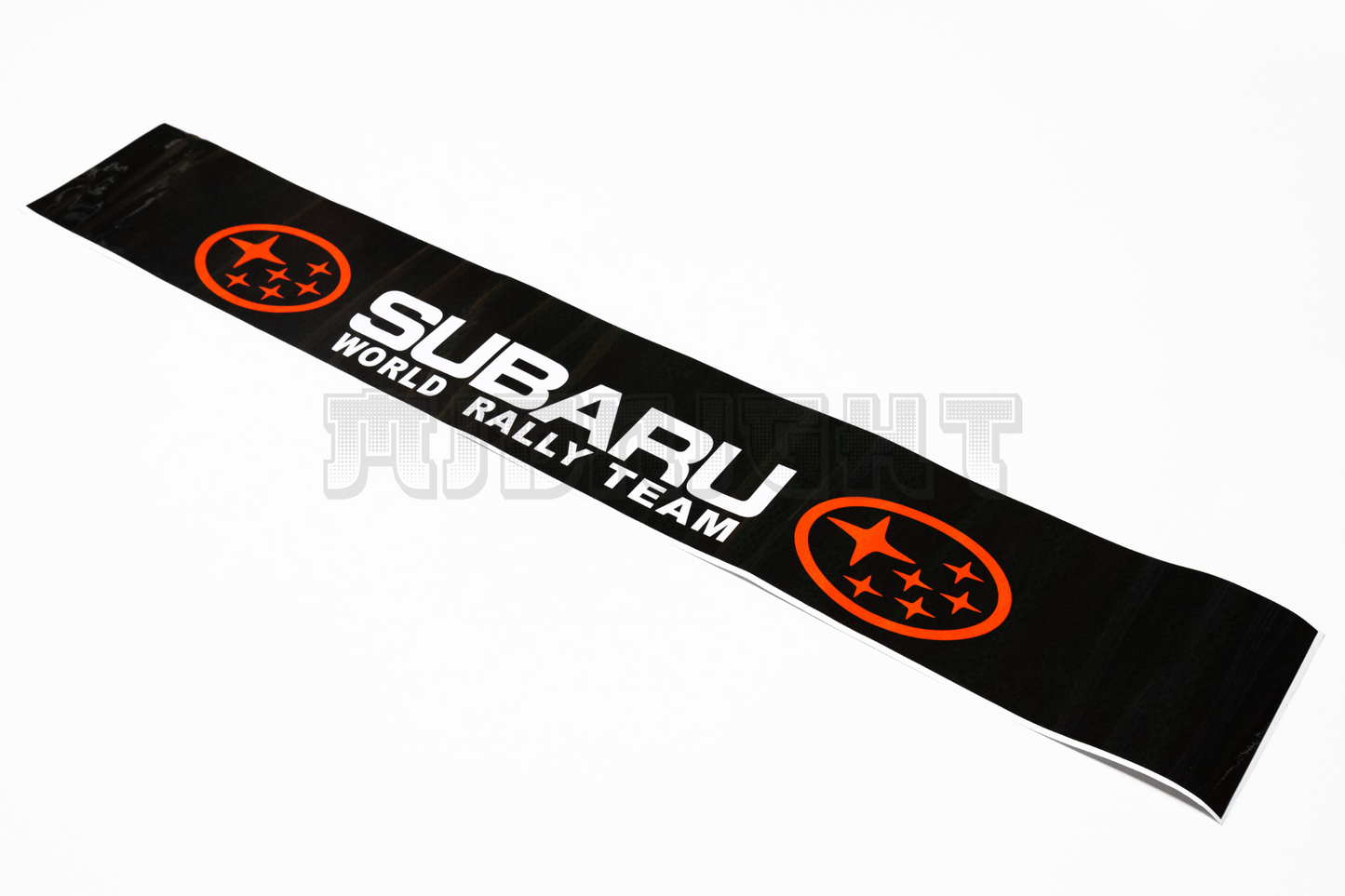 Subaru World Rally Team Adhesive Windshield Banner Sun Strip
