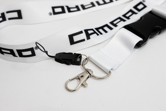 21" White Nylon Lanyard Quick Release for Chevrolet Camaro