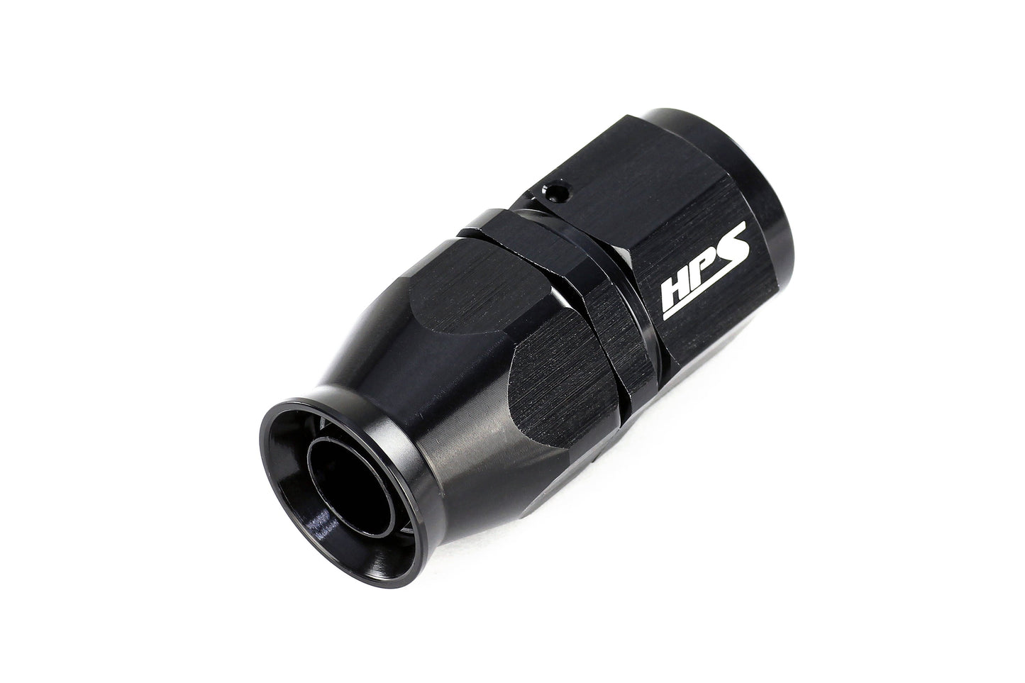 HPS Performance Straight -10 Compression Teflon Hose End to AN Female for Stainless Steel Reinforced PTFE Hose Aluminum Black