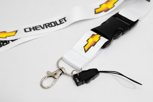 21" White Nylon Lanyard Quick Release for Chevrolet