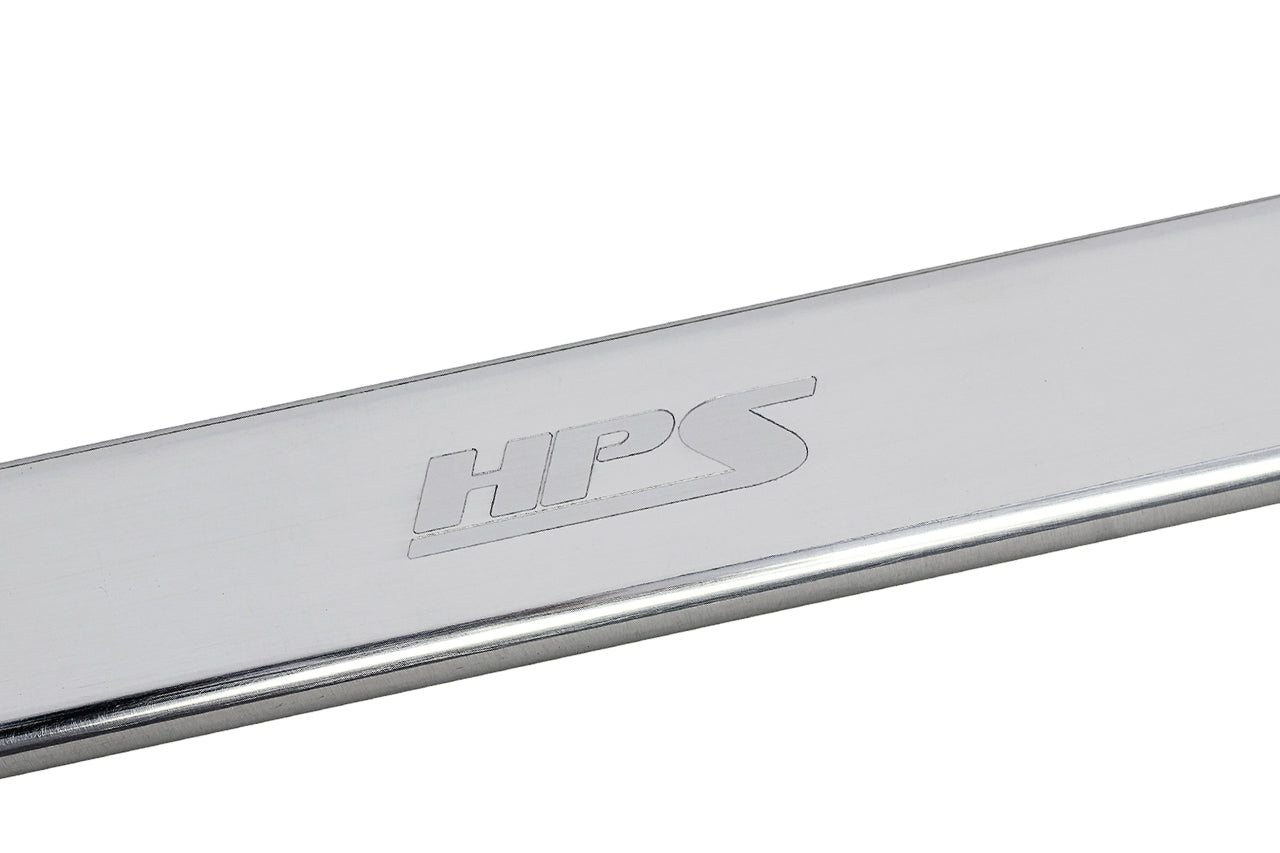 HPS Performance Aluminum Front Strut Tower Brace Bar, Polished, 2012-2014 Toyota Camry 2.5L
