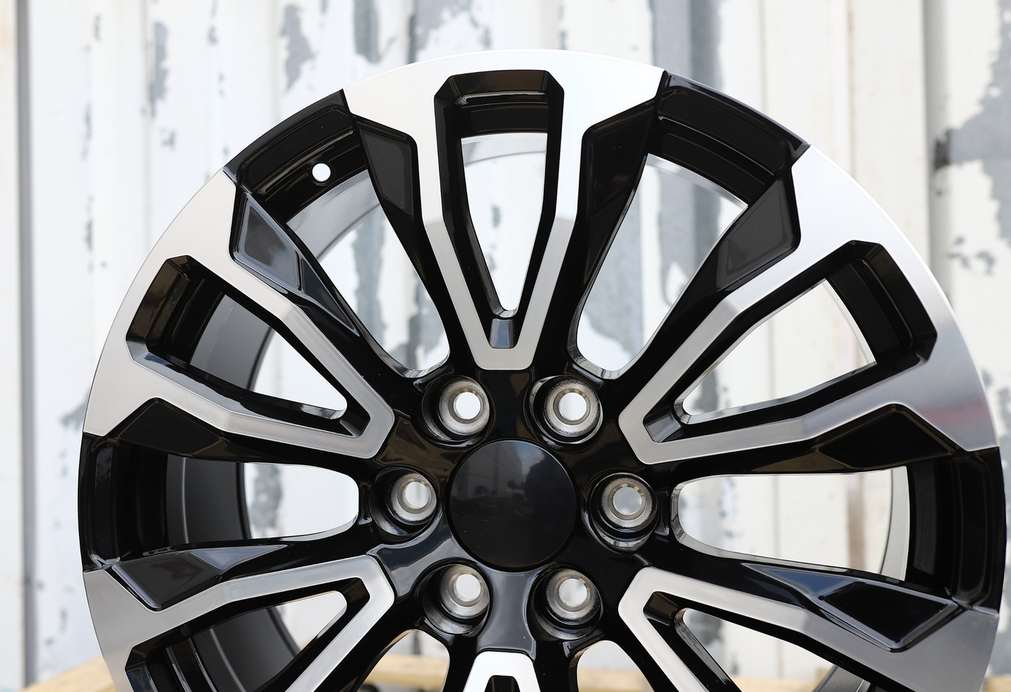 20x9" Black Machine Wheels (6x139.7) Fits Chevy Tahoe Suburban GMC Yukon Cadillac Escalade