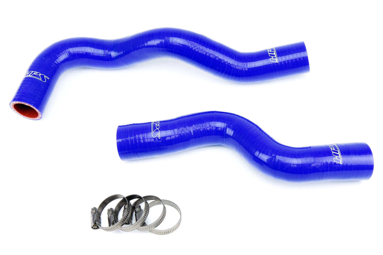 HPS Performance High Temp Reinforced Silicone Radiator Coolant Hose Kit Blue 57-1055-BLUE