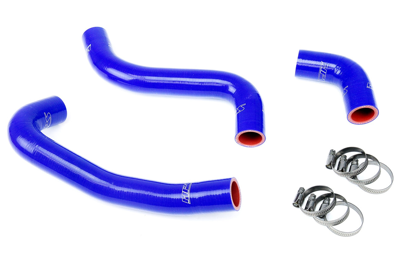 HPS Performance High Temp Reinforced Silicone Radiator Coolant Hose Kit Blue 57-1059-BLUE