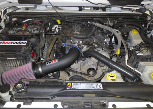 HPS Performance High Temp Reinforced Silicone Radiator Coolant Hose Kit, Black, 2007-2011 Jeep Wrangler JK & Unlimted 3.8L V6