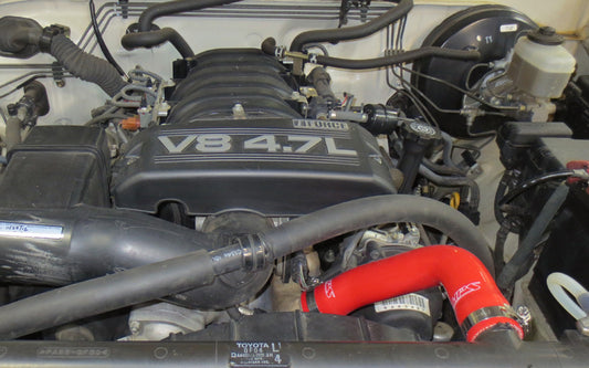 HPS Performance High Temp Reinforced Silicone Radiator Coolant Hose Kit, Red, 2004-2006 Toyota Sequoia/ Tundra V8 4.7L