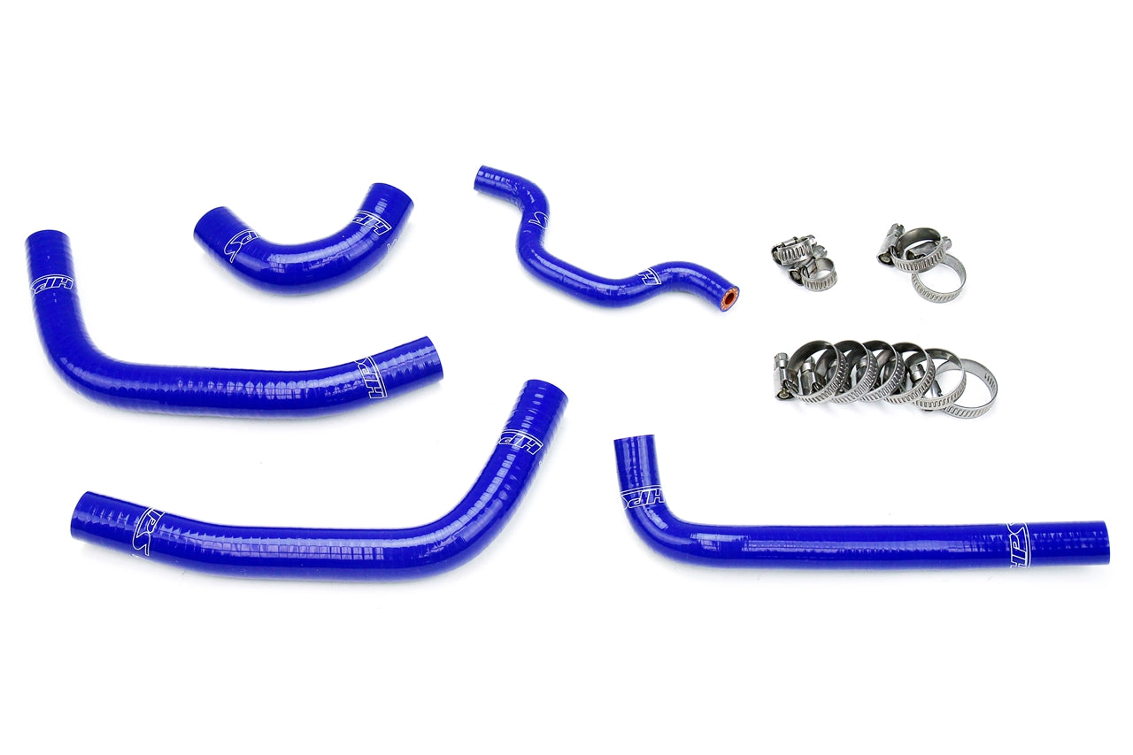 HPS Performance High Temp Reinforced Silicone Radiator Coolant Hose Kit Blue 57-1240-BLUE