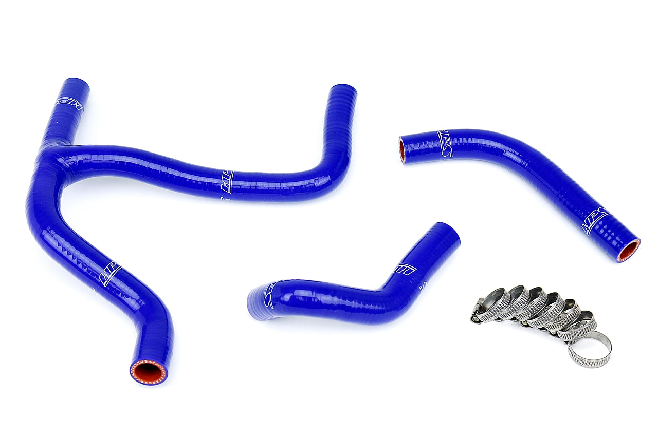 HPS Performance High Temp Reinforced Silicone Radiator Coolant Hose Kit Blue 57-1255-BLUE