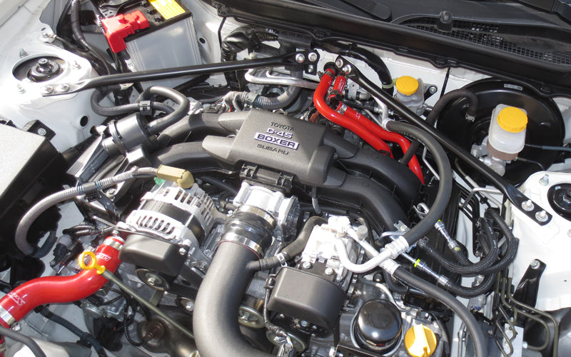 HPS Performance High Temp Reinforced Silicone Heater Coolant Hose Kit, Red, FR-S (13-16) BRZ (13-20) 86 (17-20), 57-1282-RED