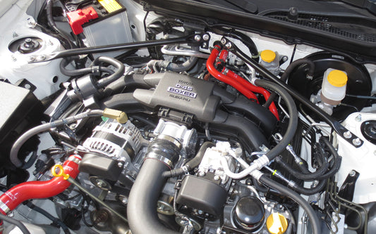 HPS Performance High Temp Reinforced Silicone Heater Coolant Hose Kit, Red, FR-S (13-16) BRZ (13-20) 86 (17-20), 57-1282-RED