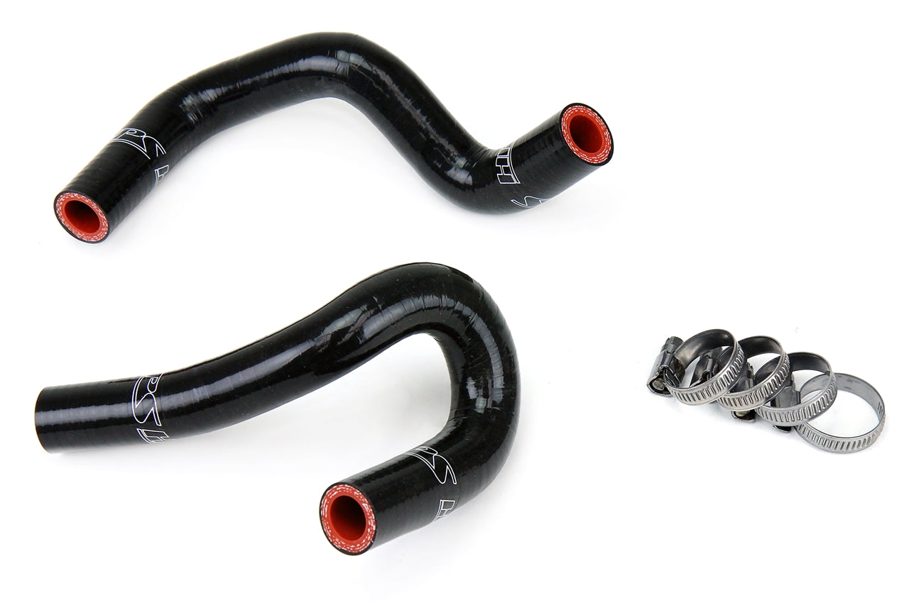 HPS Performance High Temp Reinforced Silicone Heater Coolant Hose Kit Black 57-1309-BLK