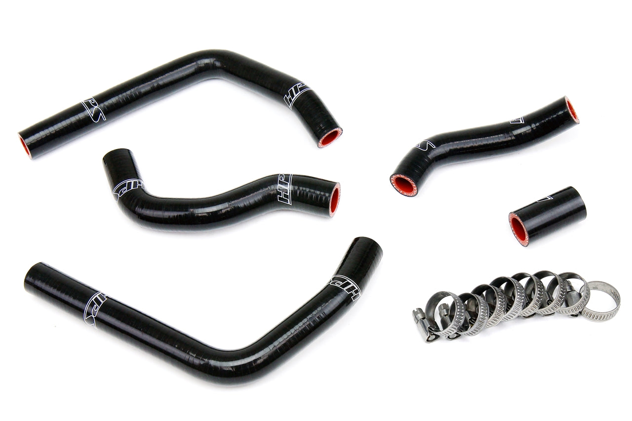 HPS Performance High Temp Reinforced Silicone Radiator Coolant Hose Kit Black 57-1374-BLK