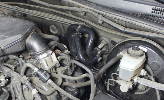 HPS Performance High Temp Reinforced Silicone Heater Coolant Hose Kit, Black, 2005-2018 Toyota Tacoma 2.7L 4Cyl