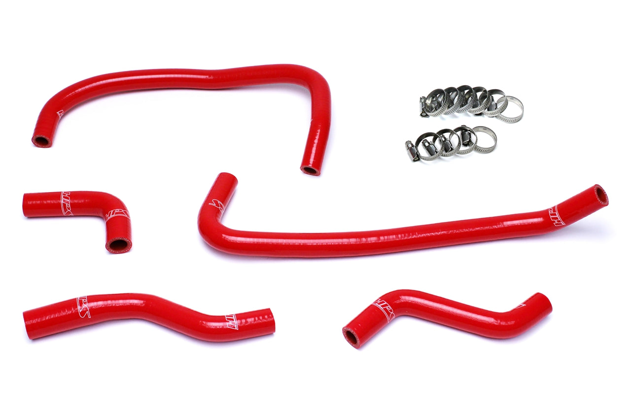 HPS Performance High Temp Reinforced Silicone Heater Coolant Hose Kit Red 57-1503H-RED
