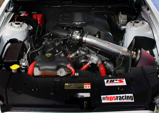 HPS Performance High Temp Reinforced Silicone Radiator and Heater Coolant Hose Kit, Red, 2015-2017 Ford Mustang 3.7L V6