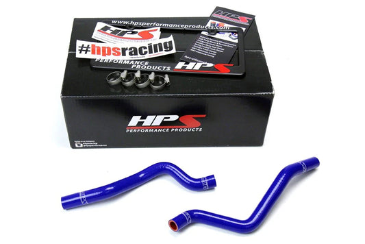 HPS Performance High Temp Reinforced Silicone Heater Coolant Hose Kit, Blue, Mitsubishi Lancer 2.0L 2.4L DE ES GTS (08-17), 57-1529-BLUE