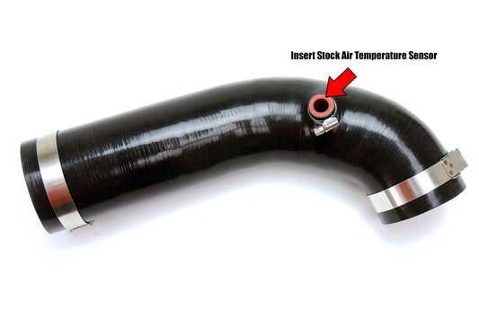 HPS Performance High Temp Reinforced Silicone Air Intake Hose Kit, Black, 2012-2017 Jeep Wrangler JK 3.6L V6