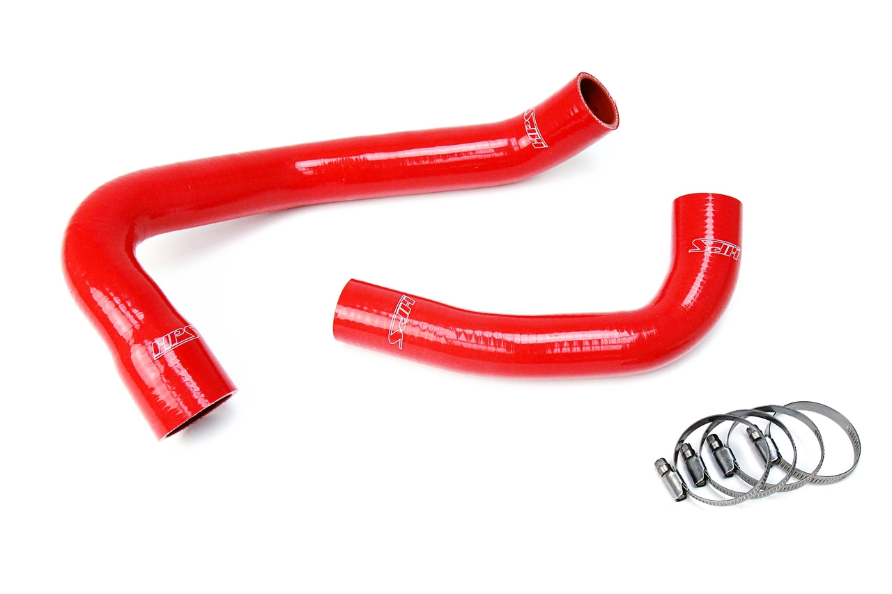 HPS Performance High Temp Reinforced Silicone Radiator Coolant Hose Kit Red 57-1688-RED