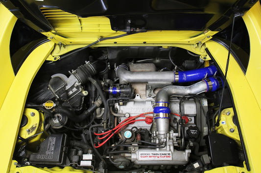 HPS Performance High Temp Reinforced Silicone Intercooler Hose Boots Kit, Blue, 1991-1995 Toyota MR2 2.0L Turbo