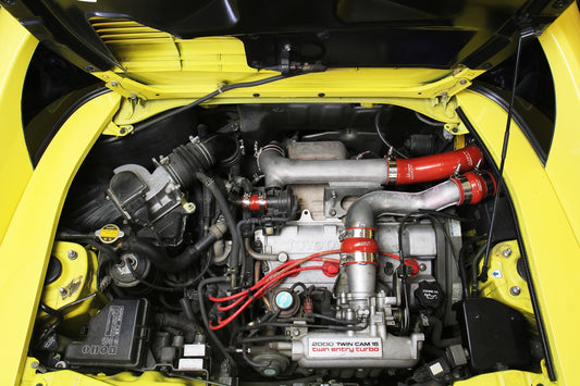 HPS Performance High Temp Reinforced Silicone Intercooler Hose Boots Kit, Red, 1991-1995 Toyota MR2 2.0L Turbo