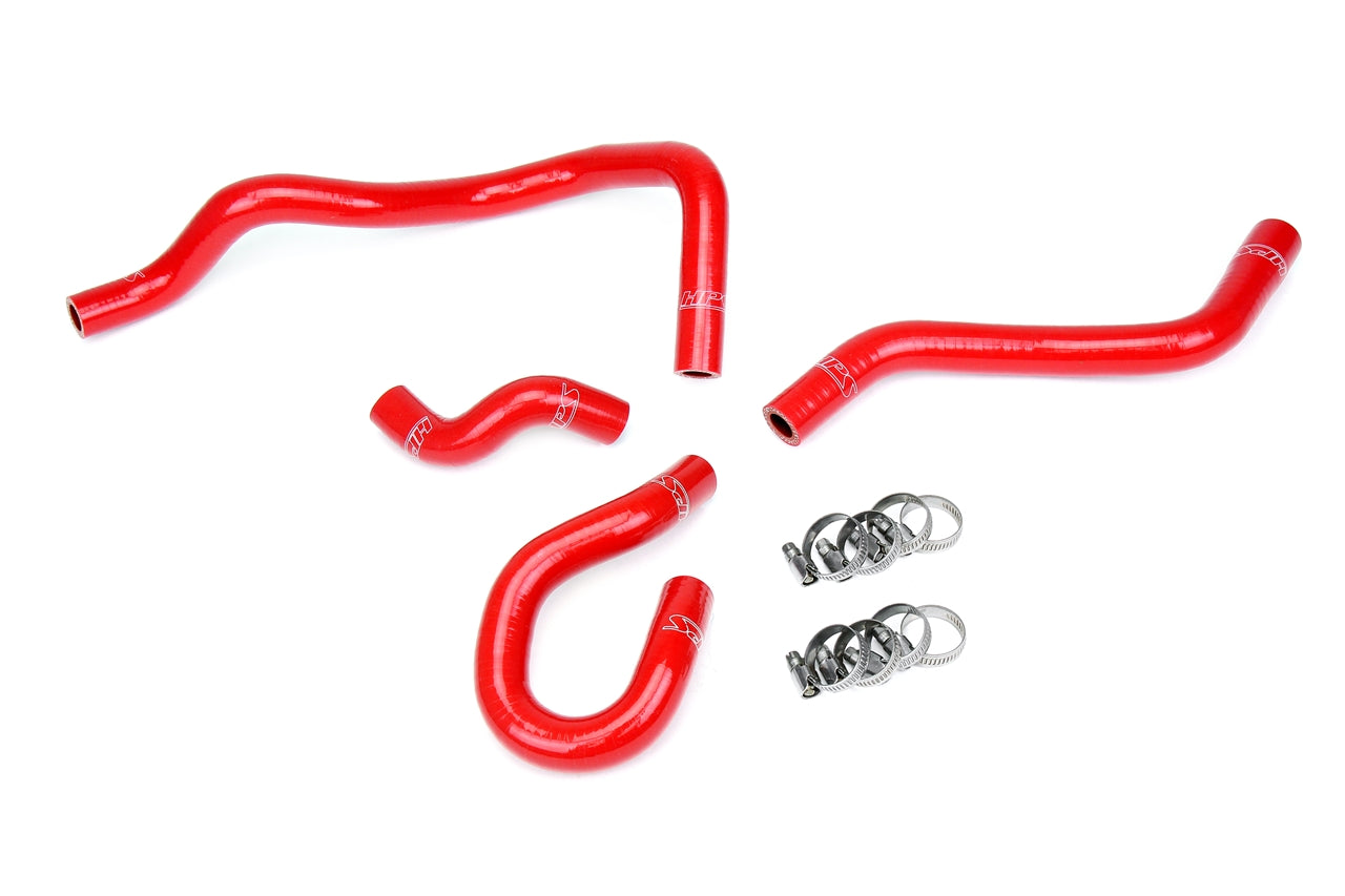 HPS Performance High Temp Reinforced Silicone Heater Coolant Hose Kit Red 57-1774-RED